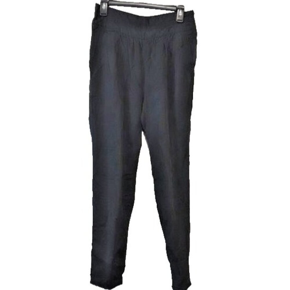 Aritzia Wilfred Womens Dress‎ Pants Size 2 Black Pleated Side Zip Skinny Carrier
